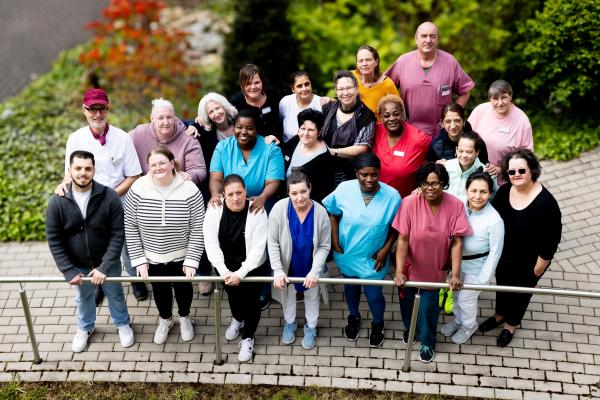 Team des Altenheims Herz-Jesu-Kloster