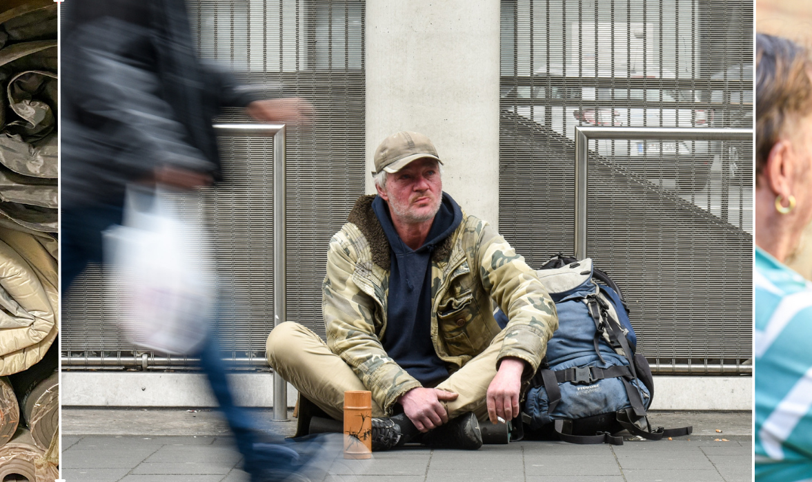 Hilfe für obdachlose und bedürftige Menschen