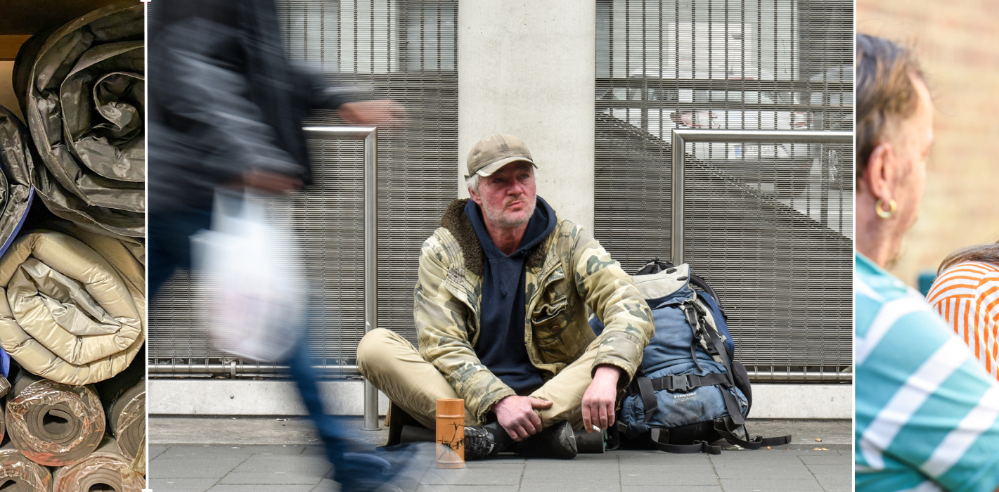 Hilfe für obdachlose und bedürftige Menschen