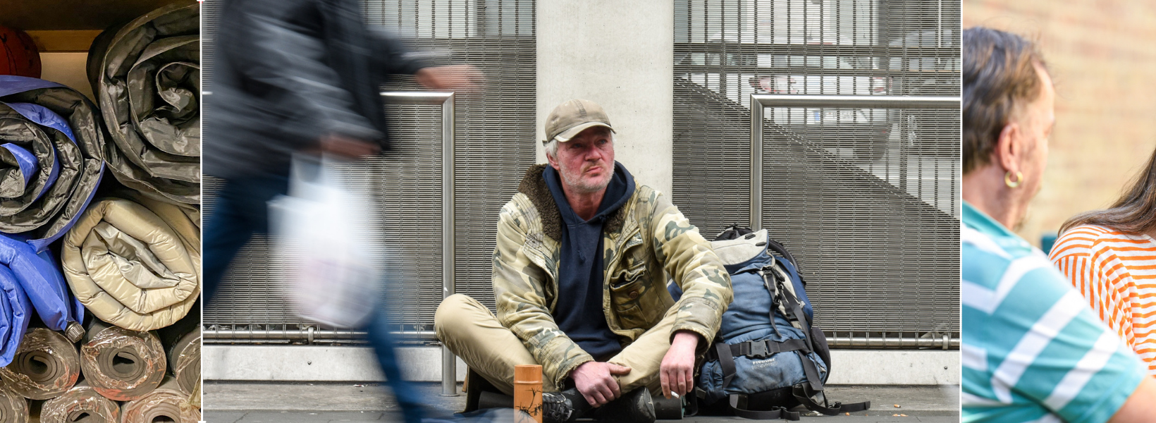 Hilfe für obdachlose und bedürftige Menschen