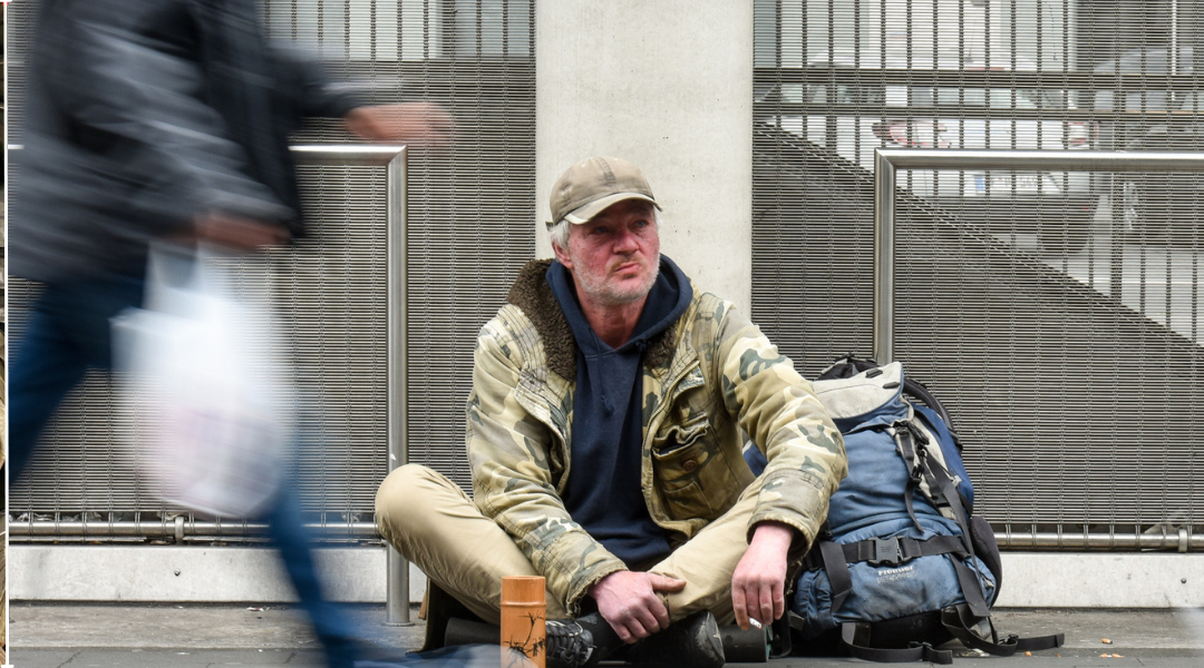 Hilfe für obdachlose und bedürftige Menschen