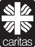 Caritas Logo, schwarz-weiß